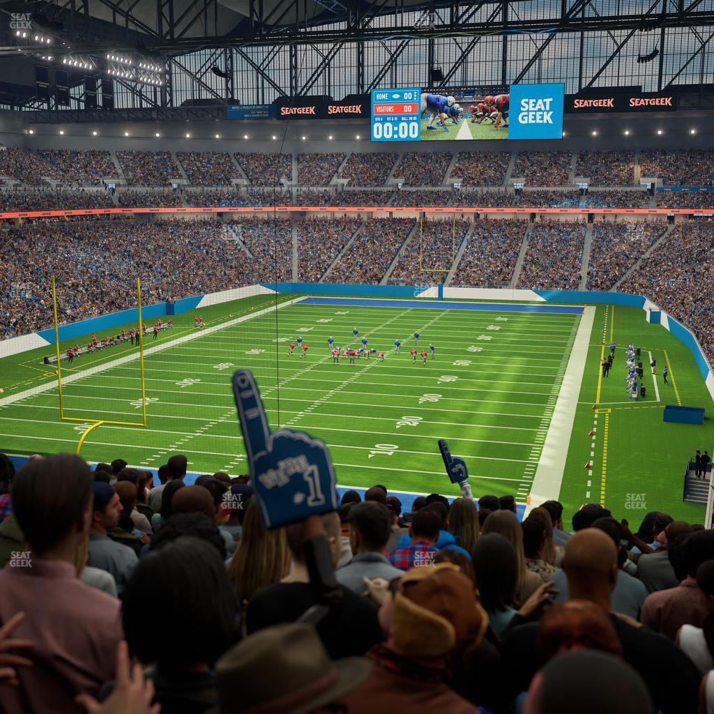 Ford Field - Section 245 Seat View | SeatGeek