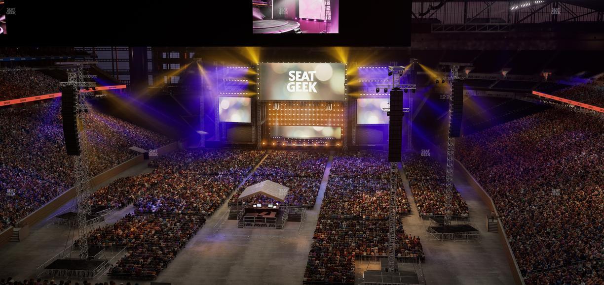 Ford Field - Section 319 Seat View