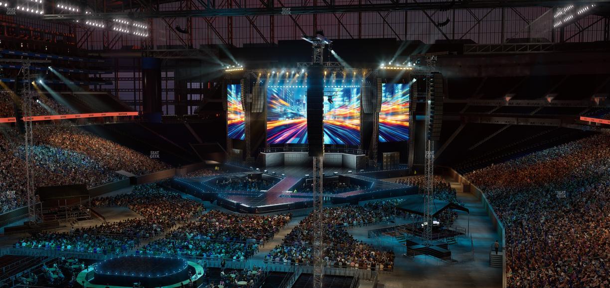 Ford Field - Section 320 Seat View