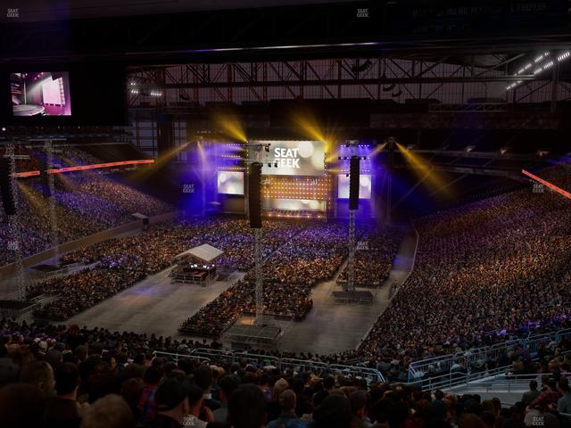 Ford Field - Section 321 Seat View