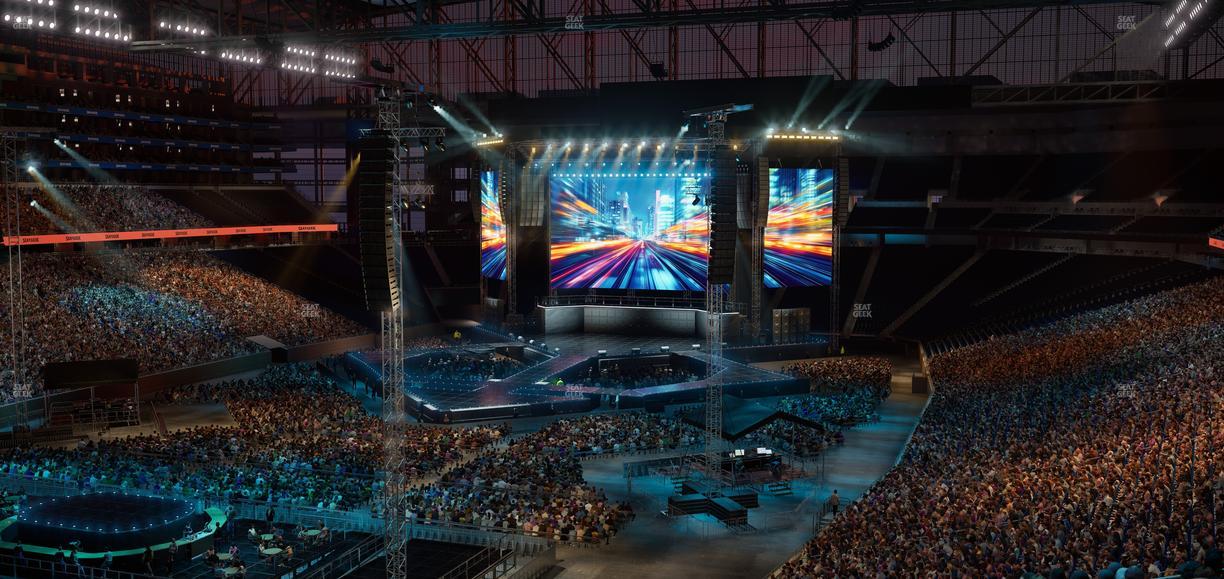 Ford Field - Section 322 Seat View