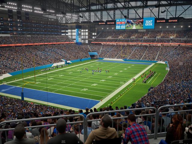 Ford Field - Section 322 Seat View