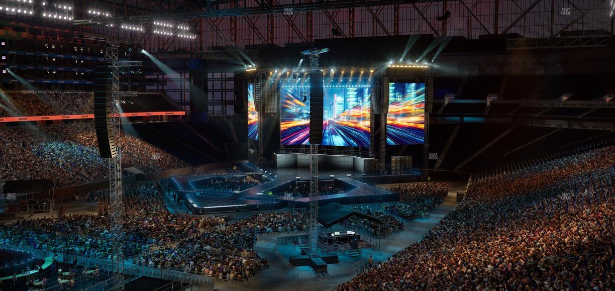 Ford Field - Section 323 Seat View