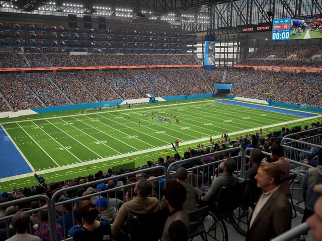 Ford Field - Section 327 Seat View