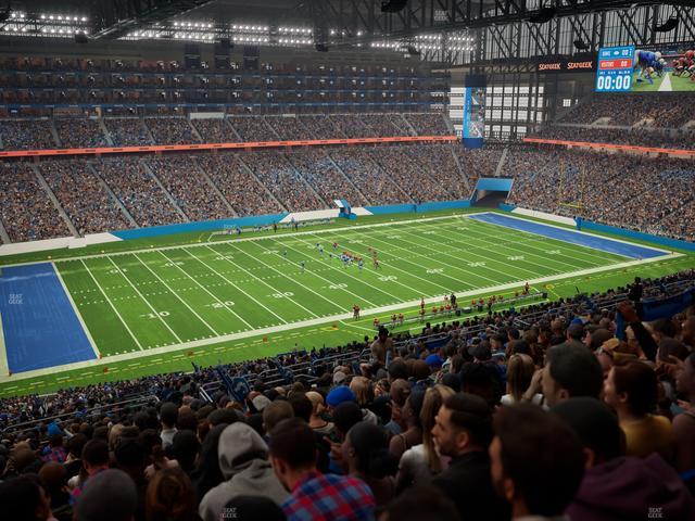 Ford Field - Section 327 Seat View