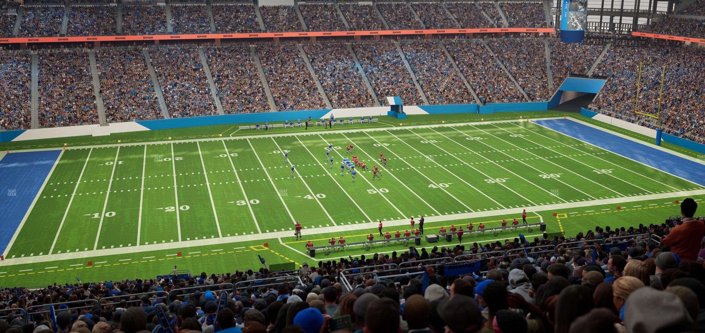 Ford Field - Section 329 Seat View