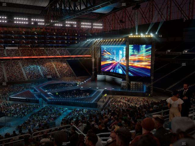 Ford Field - Section 330 Seat View