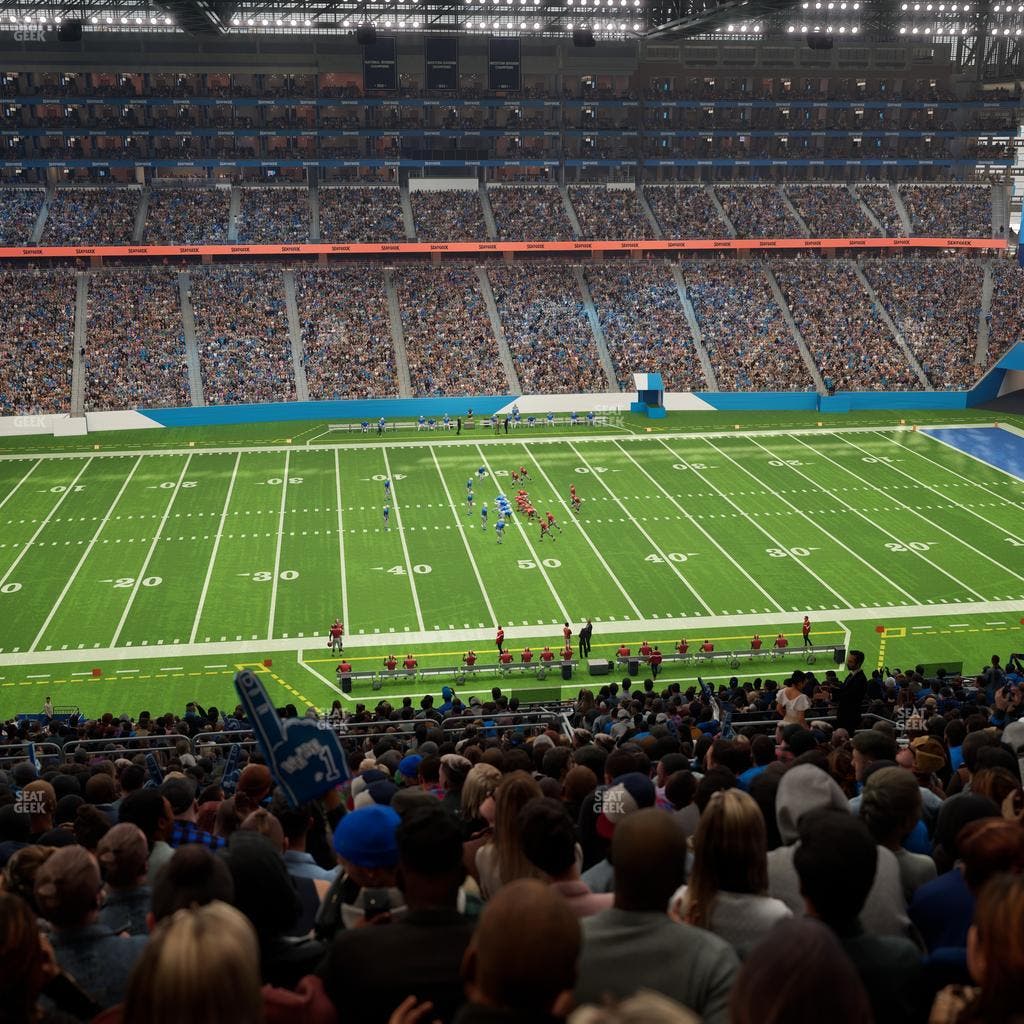 Ford Field - Section 330 Seat View