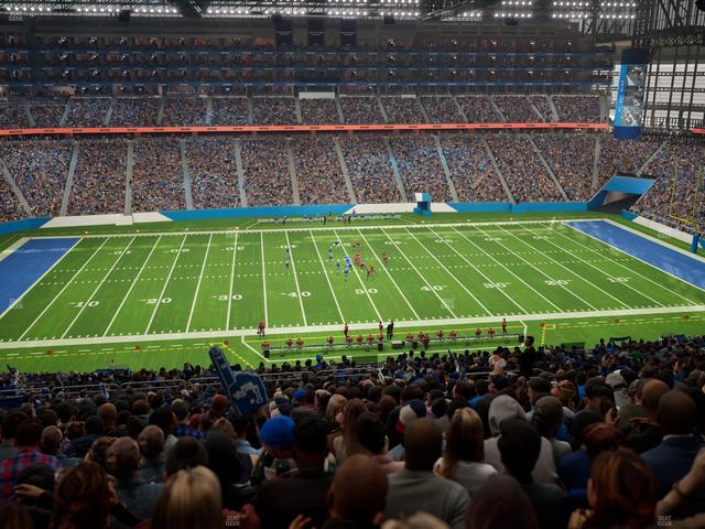 Ford Field - Section 330 Seat View