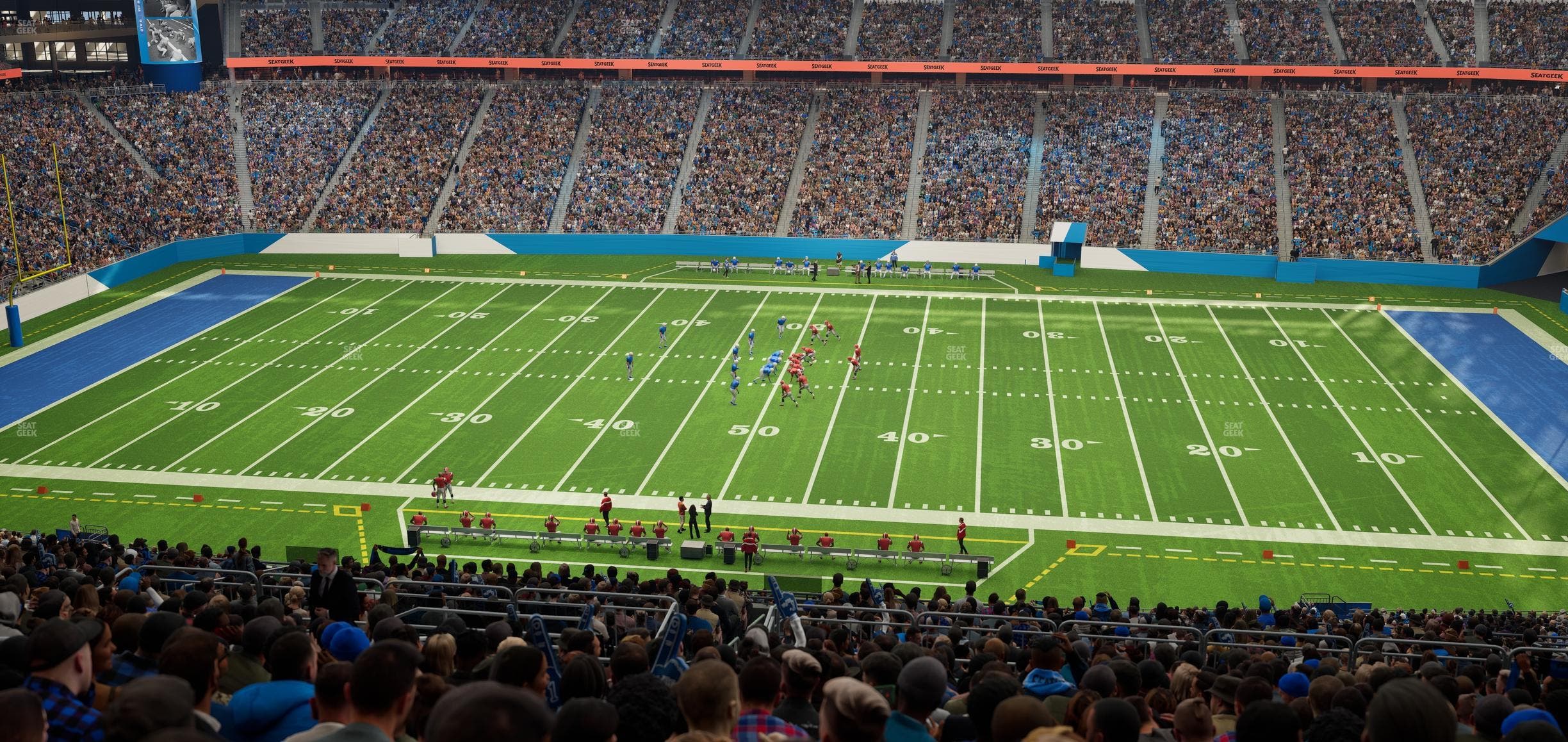 Ford Field - Section 332 Seat View