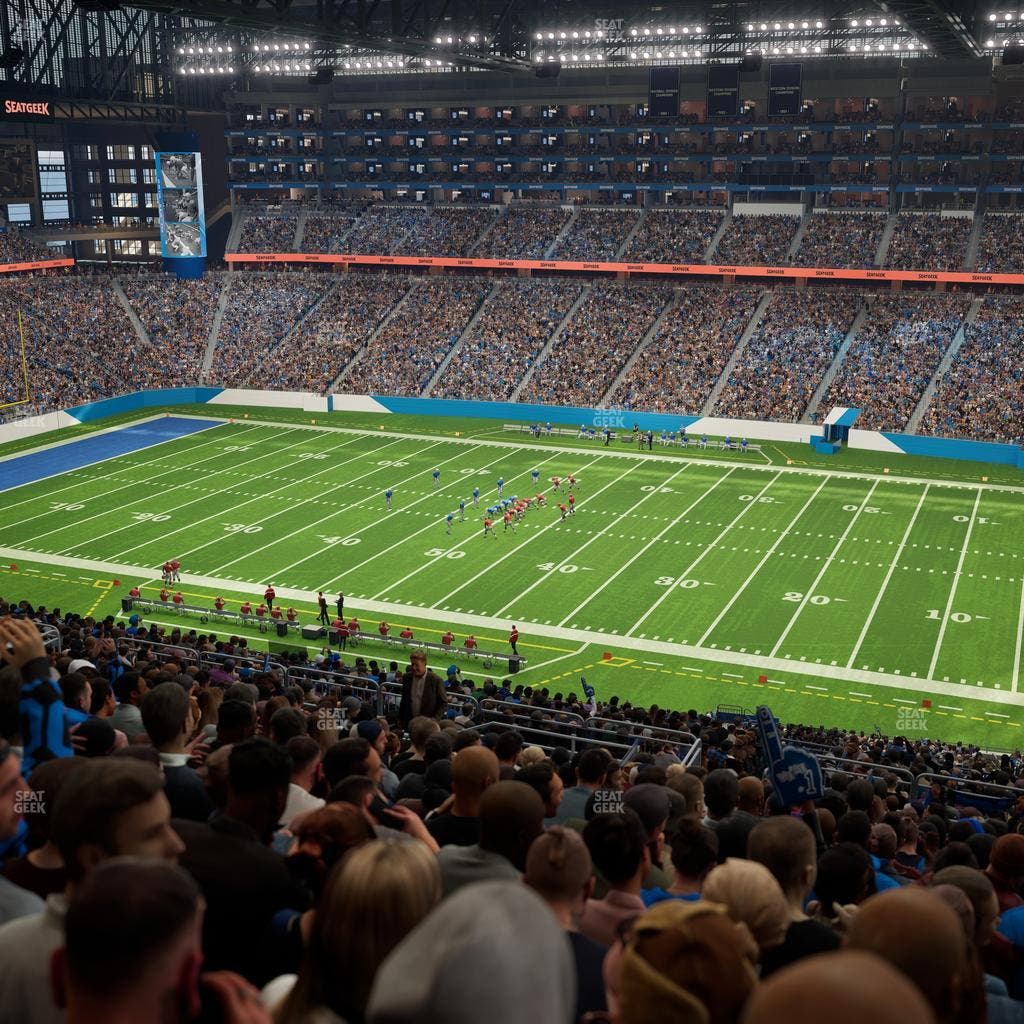 Ford Field - Section 334 Seat View
