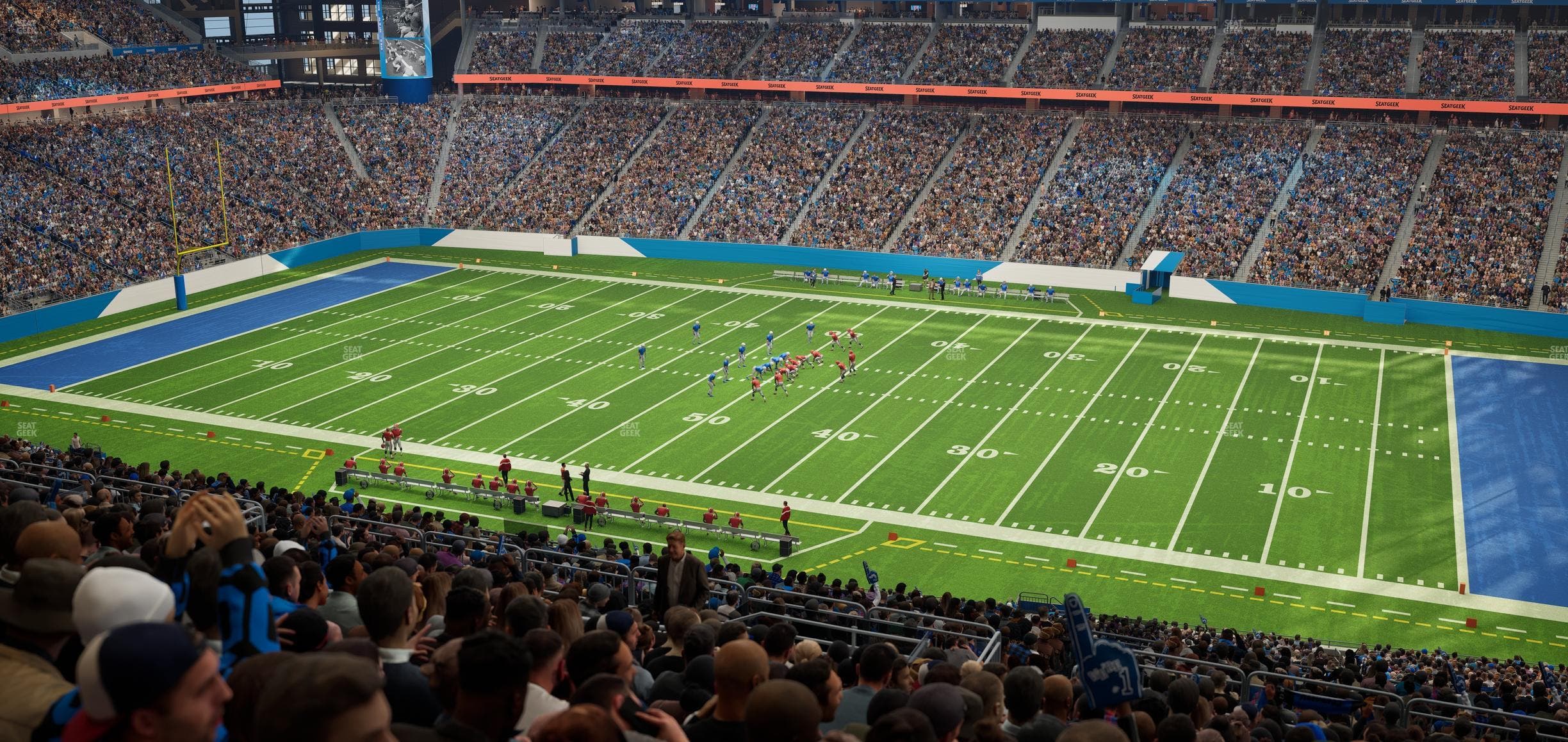 Ford Field - Section 334 Seat View