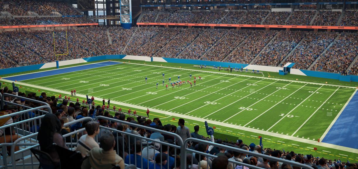 Ford Field - Section 335 Seat View