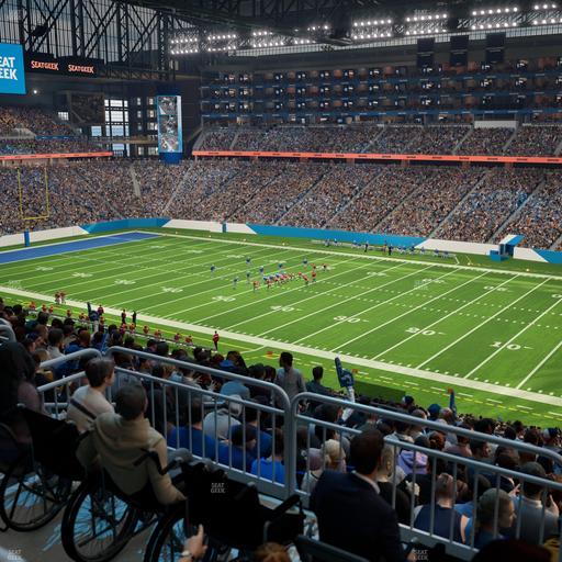 Ford Field - Section 335 Seat View