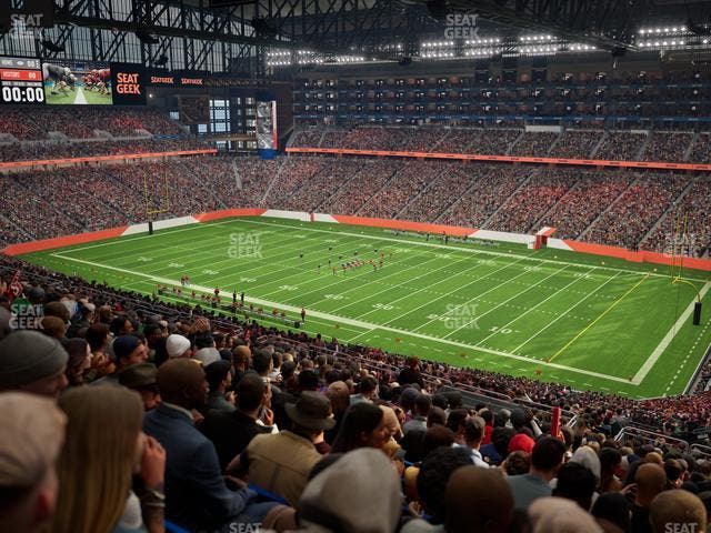 Ford Field - Section 336 Seat View