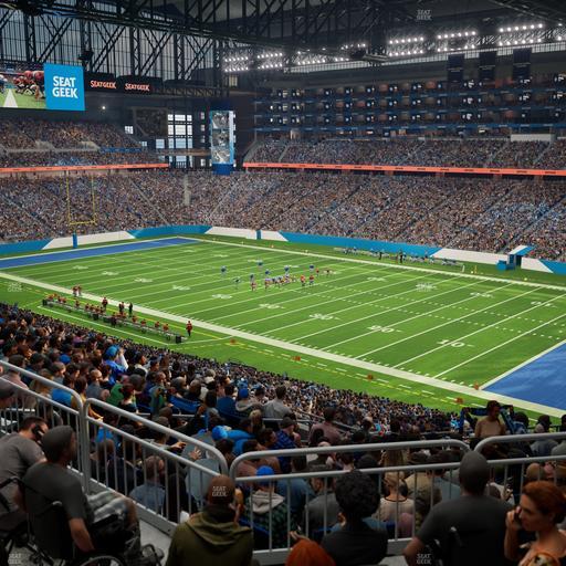 Ford Field - Section 337 Seat View