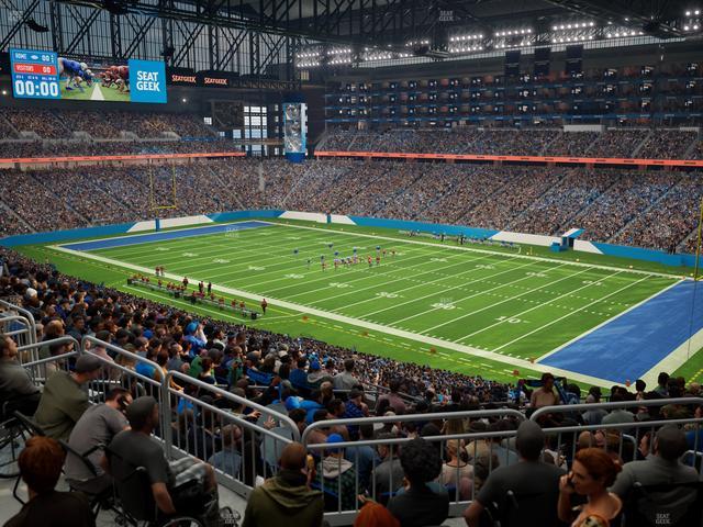 Ford Field - Section 337 Seat View