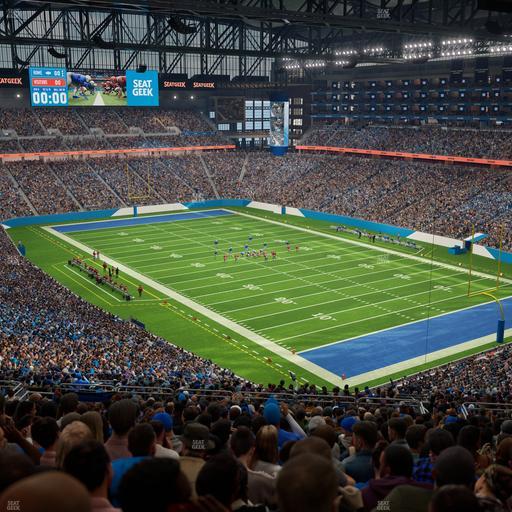 Ford Field - Section 339 Seat View