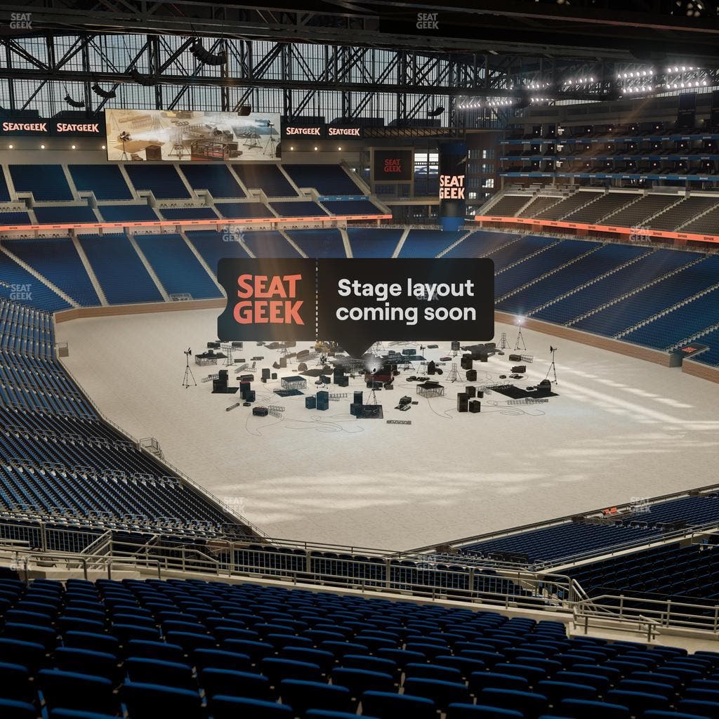 Ford Field - Section 340 Seat View