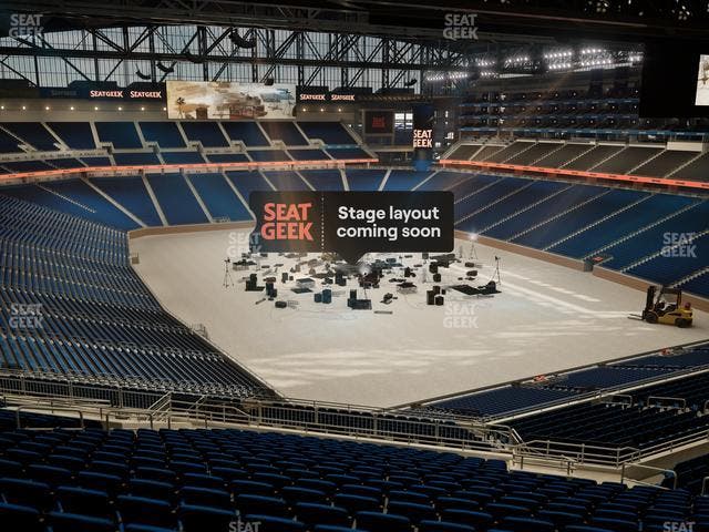 Ford Field - Section 340 Seat View