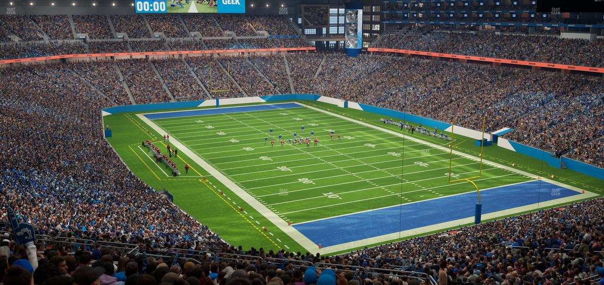 Ford Field - Section 340 Seat View