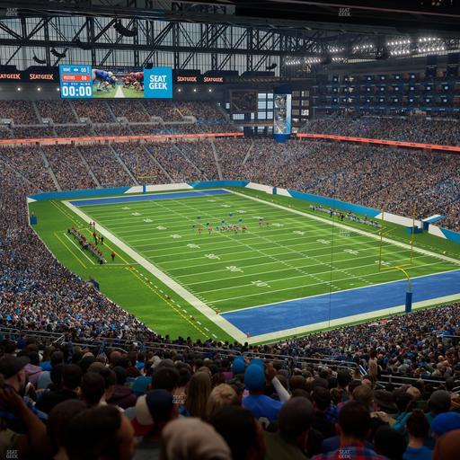 Ford Field - Section 340 Seat View