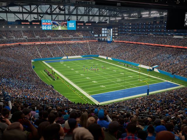 Ford Field - Section 340 Seat View