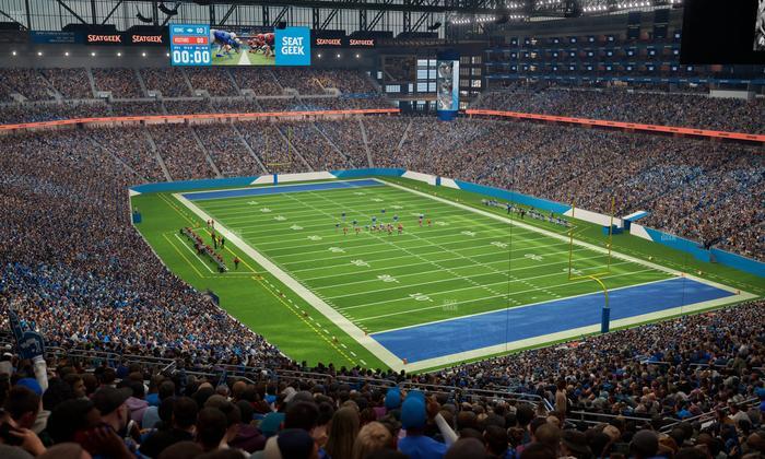 Ford Field - Section 340 Seat View