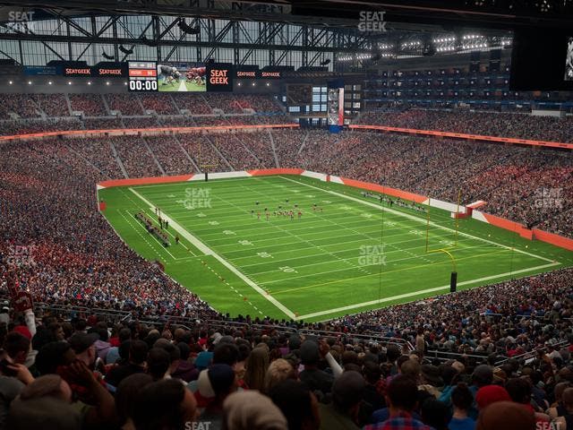 Ford Field - Section 340 Seat View