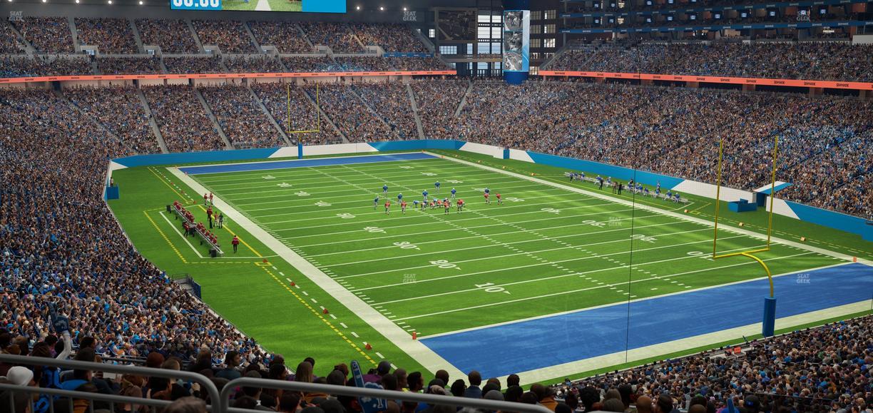 Ford Field - Section 340 Seat View
