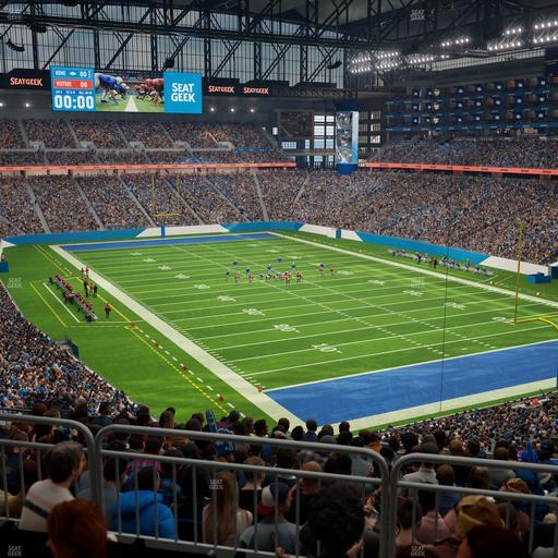 Ford Field - Section 340 Seat View