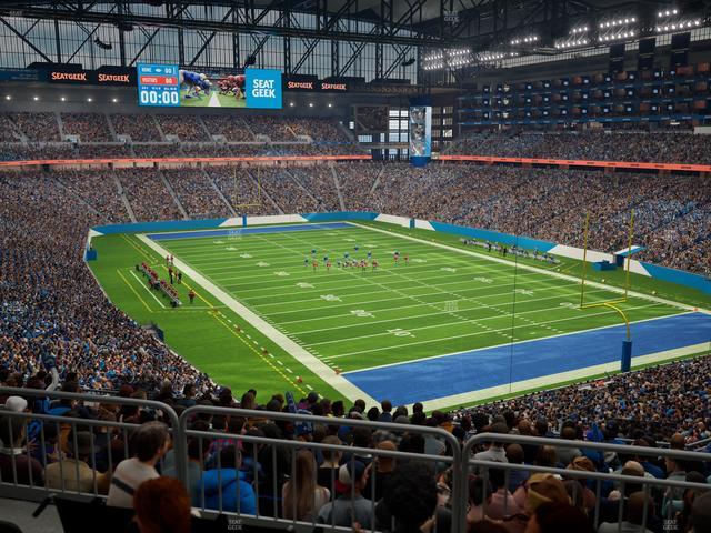 Ford Field - Section 340 Seat View