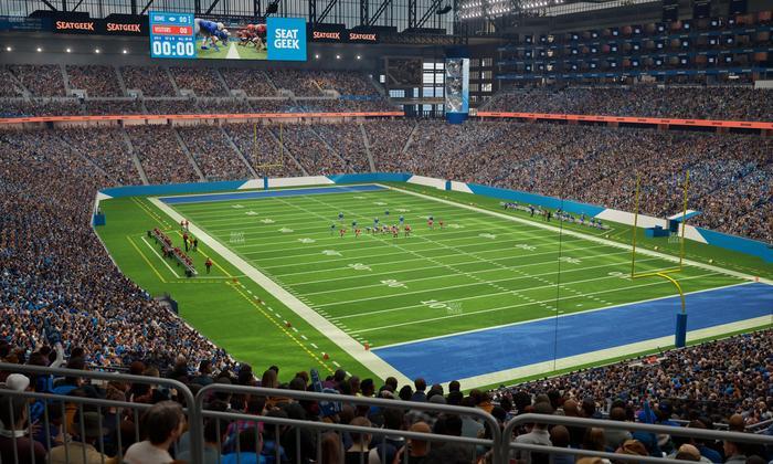 Ford Field - Section 340 Seat View