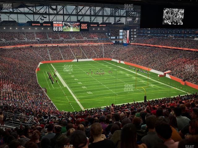 Ford Field - Section 341 Seat View