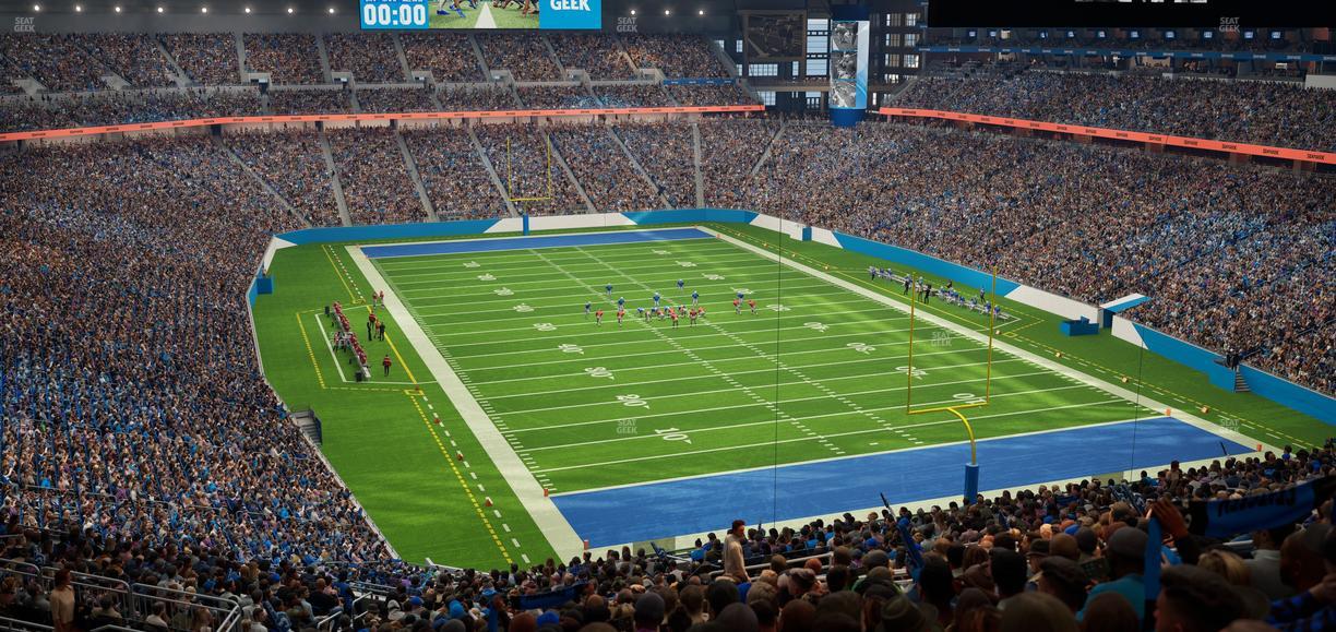 Ford Field - Section 341 Seat View