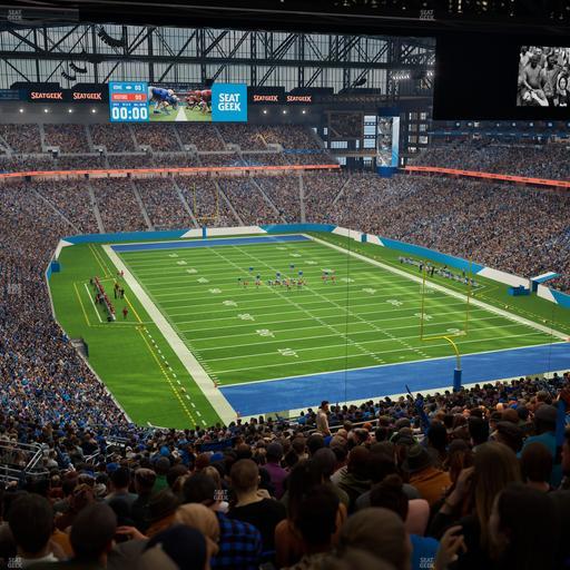 Ford Field - Section 341 Seat View