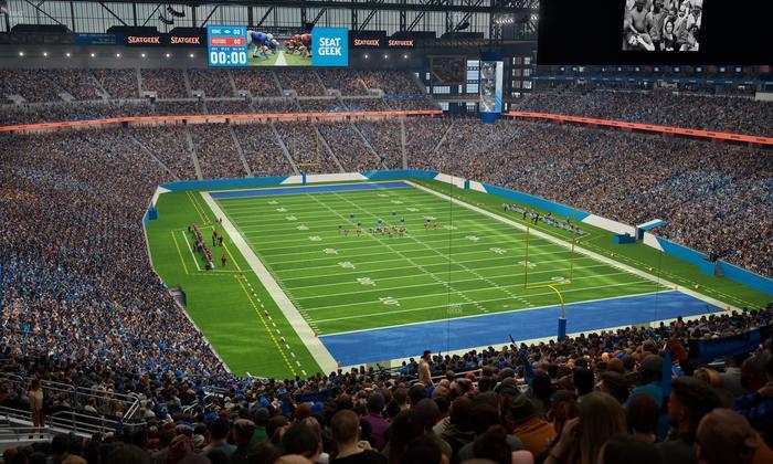 Ford Field - Section 341 Seat View