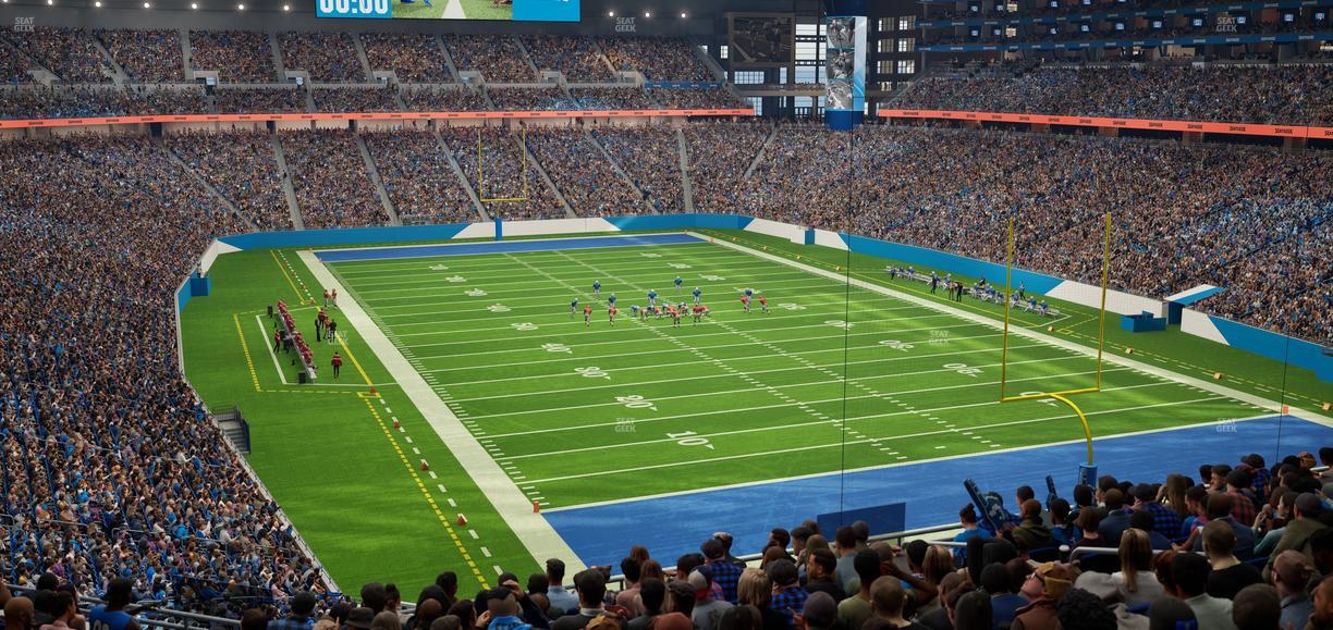 Ford Field - Section 341 Seat View