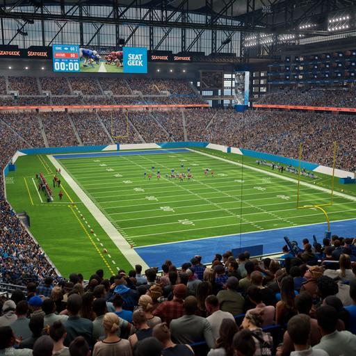 Ford Field - Section 341 Seat View