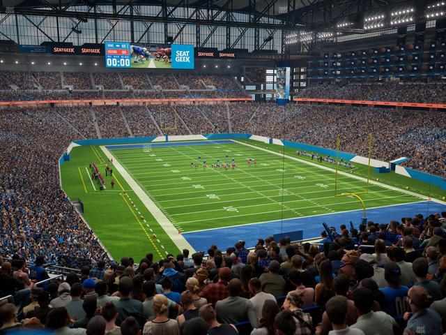 Ford Field - Section 341 Seat View