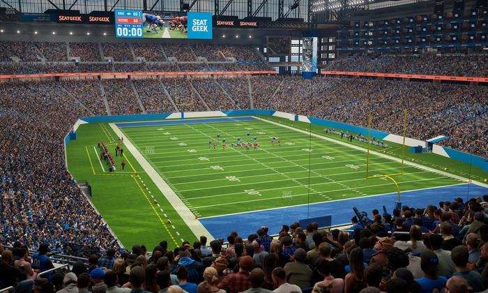 Ford Field - Section 341 Seat View