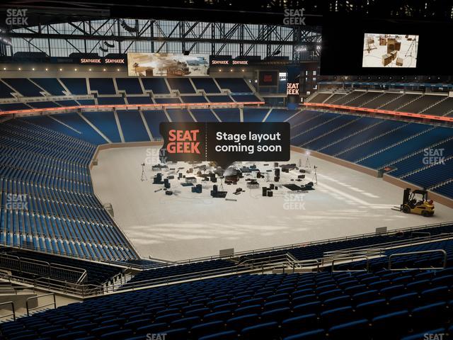 Ford Field - Section 341 Seat View