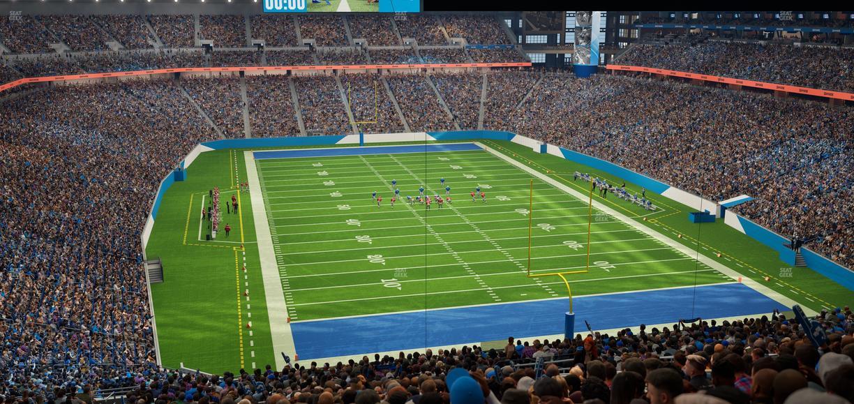 Ford Field - Section 342 Seat View