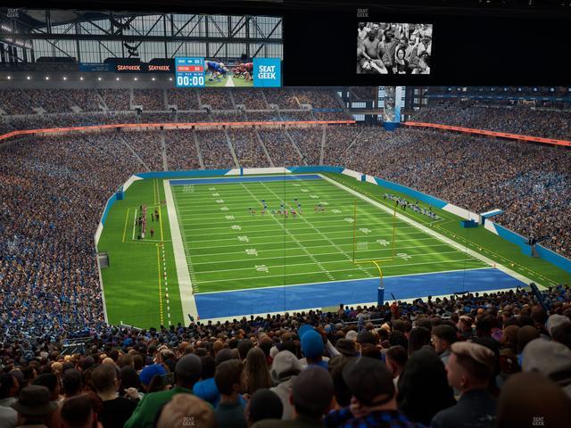 Ford Field - Section 342 Seat View