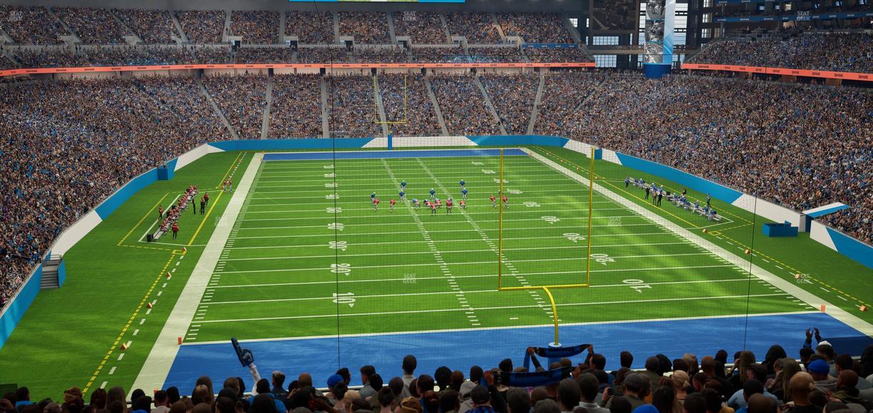 Ford Field - Section 343 Seat View