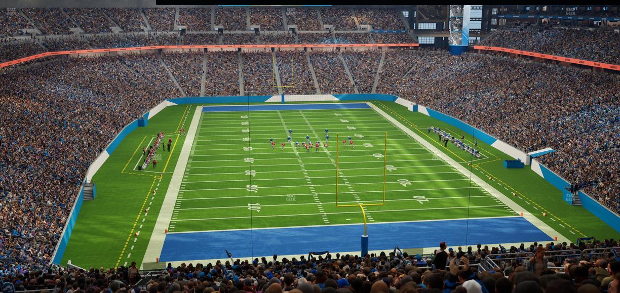 Ford Field - Section 343 Seat View