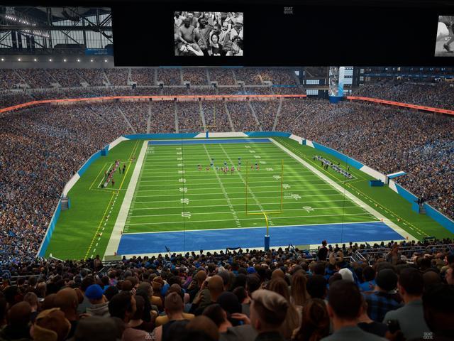 Ford Field - Section 343 Seat View