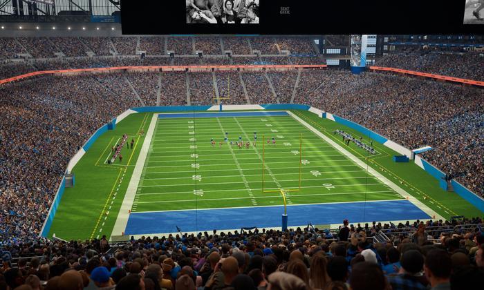 Ford Field - Section 343 Seat View