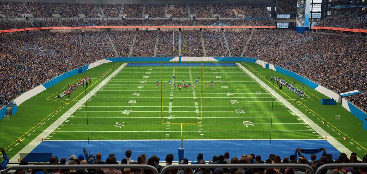 Ford Field - Section 344 Seat View