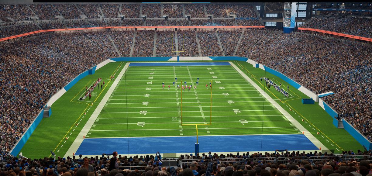 Ford Field - Section 344 Seat View